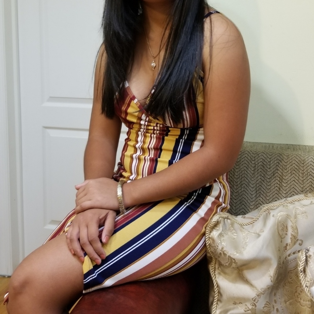 |Almost FAMOUS| Striped Dress
